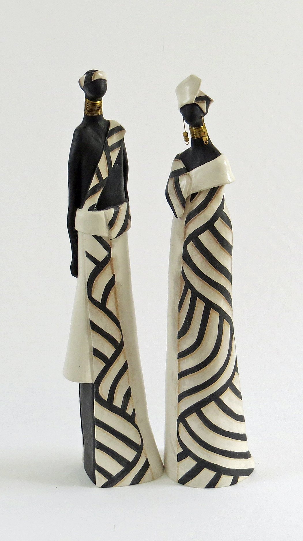 Ceramic artwork featuring ladies from Serengeti